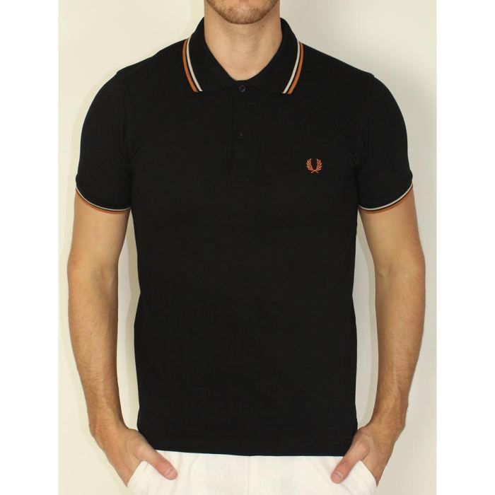 FRED PERRY Polos homme Polo manches courtes black Polo fred perry