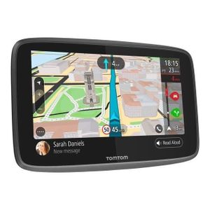 TOMTOM GO 6200 Cartographie Monde Trafic Zones de Danger ? vie et Appel Mains-Libres (1PL6.002.04) Noir