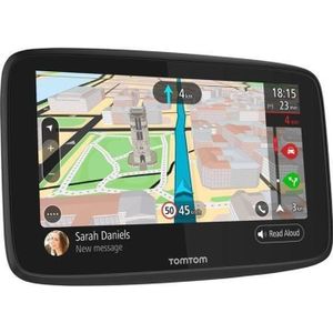 TOMTOM GO 620 Cartographie Monde Trafic Zones de Danger ? vie et Appel Mains-Libres (1PN6.002.04) Noir