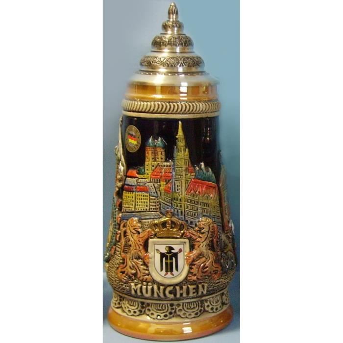 Capacité de Super haute qualité Dai 1L verre bière Stein Allemagne Munich