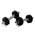HALTERES/POIDS MUSCULATION CARE Coffret d'Haltères x 2