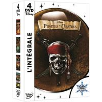  DVD Coffret intégrale pirates des Caraibes
