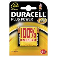 Duracell - Pile Alcaline - Plus Power X6 AA Duracell - Pile Alcaline - Plus Power X6 AA