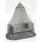 BALDAQUIN - CIEL LIT  CIEL DE LIT ANTHRACITE  Anneau 60 cm  H:: 250 cm