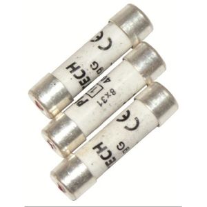 VOLTMAN Pack 3 Fusibles avec voyant de fusion 8,5 x 31,5 mm - 16 A - 400 V