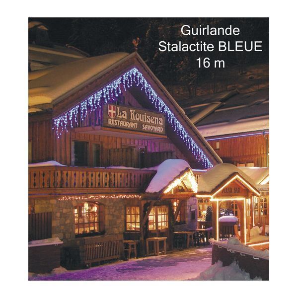Guirlande Stalactite Bleue 16 m Achat / Vente Guirlande Stalactite