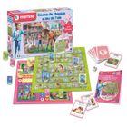 JEU DE PLATEAU  Jeu De L'Oie Et Course De Chevaux - Martine