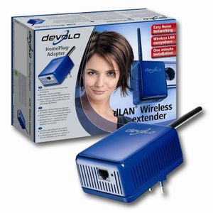 COURANT PORTEUR - CPL Devolo adaptateur CPL dLAN Wireless Extender 85 Mb COURANT PORTEUR - CPL Devolo adaptateur CPL dLAN Wireless Extender 85 Mb