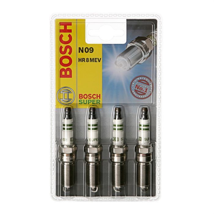 BOSCH Bougie d'allumage N°9 HR8MEV x4 - Achat / Vente bougie d'allumage ...