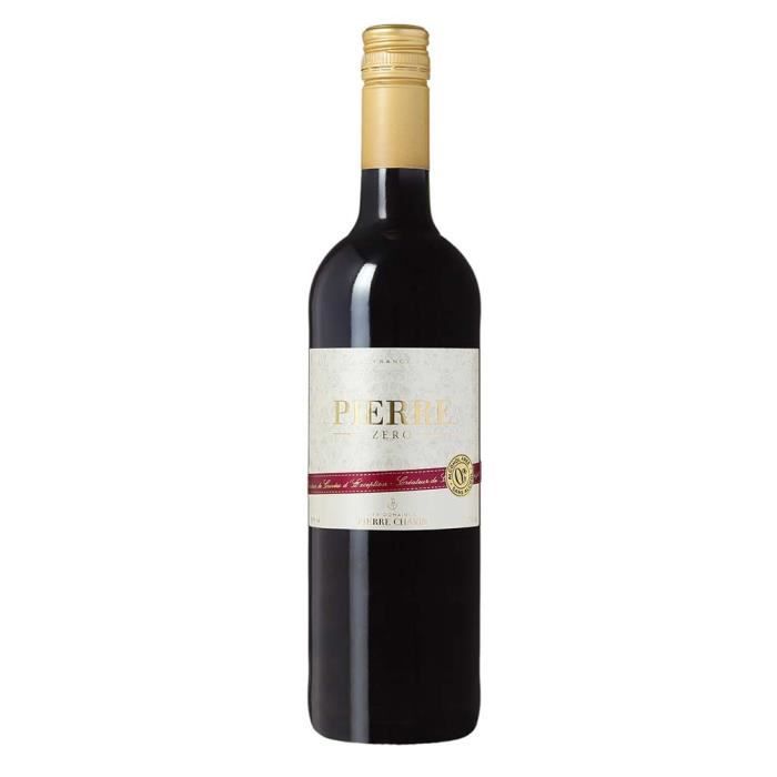 Vin sans alcool 0 degré ROUGE 75 cl 1 bouteille - PIERRE ZERO - Achat