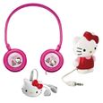 LECTEUR CD-DVD ENFANT Hello Kitty - Lecteur MP3 + Casque + Haut Parleur
