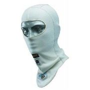 CAGOULE - TOUR DE COU OMP Cagoule ouverte 2ép Blanc Nomex FIA