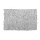 tapis de bain à mèches zinc 50x80 cm
