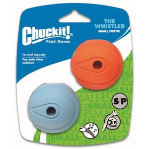 CHUCKIT! The whistler 2-PK - Balle qui siffle S en caoutchouc ? 5cm - Pour chien