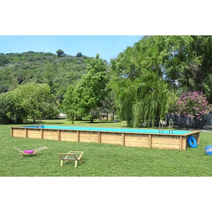 Weva piscine bois rectangle 9x3 m hauteur 1,33 m achat / vente ... Désign manger à salle Bois