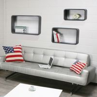 BOITE DE RANGEMENT CUBO 02 Set de 3 étagères cubes mdf épaisseur 12mm