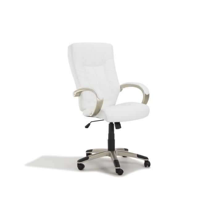 manager fauteuil de bureau blanc grand confort