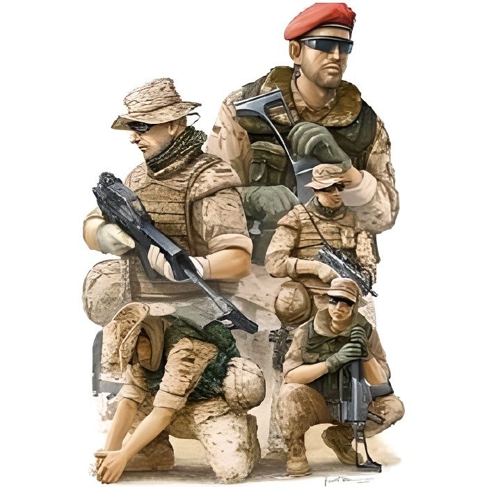 Set de 4 figurines ISAF Afghanistan 2009   Achat / Vente FIGURINE 4