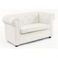 CANAPE Canapé enfant 2 places blanc - BABY CHESTERFIELD