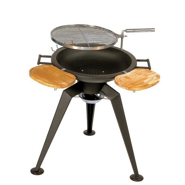 barbecue charbon grille tournante