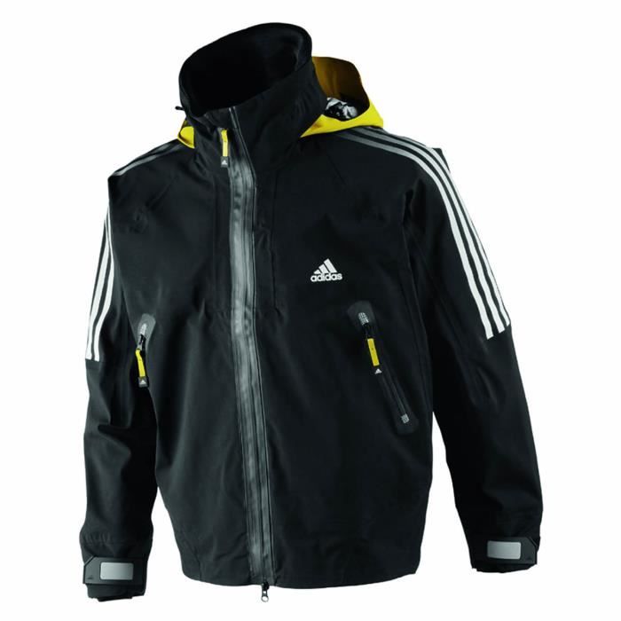 Veste de quart Homme Adidas sail... Noir Noir Achat / Vente veste de