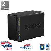  Synology Boîtier NAS 2 Baies DS-213