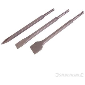 3 burins hexagonaux emmanchement SDS-Plus