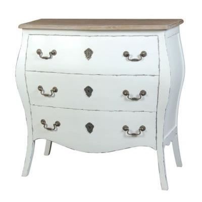 commode blanche antique
