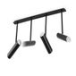 SPOTS - LIGNE DE SPOTS Suspension 4 spots noire Link 4L GU 10 11W