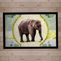 PAILLASSON paillasson  absorbant  iIn&Outdoor - Elephant