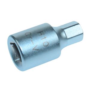 AUTOBEST Embout Vidange Mâle 6 Pans, Carré 3/8, 10mm
