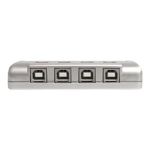 STARTECH Boîtier de partage USB 2.0 4 vers 1 - Commutateur USB pour partage de périphérique 4 ports