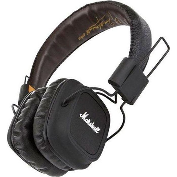 MARSHALL Casque avec micro Major Noir casque écouteur audio, avis