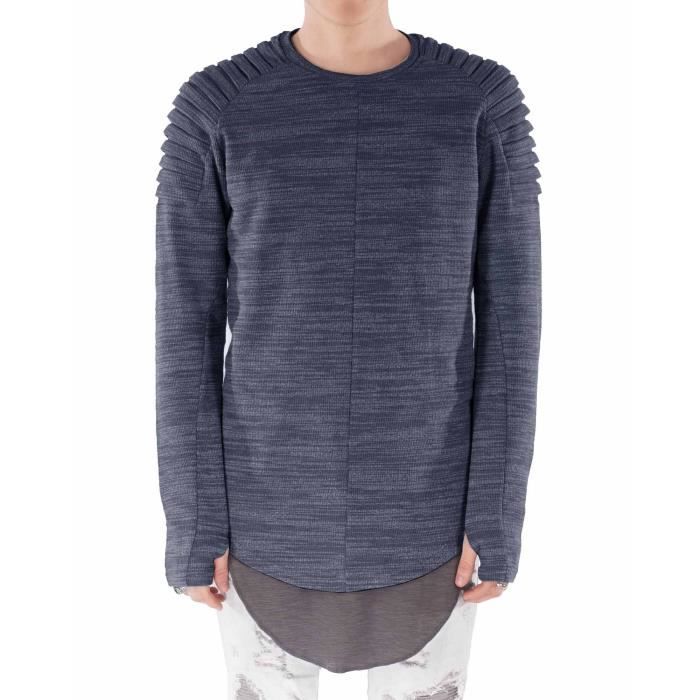 Pull manches trou pouce homme Project X Paris 88162226 Rouge Achat