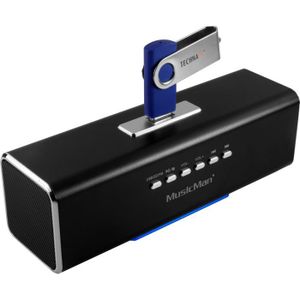 MUSICMAN MA SOUNDSTATION Enceinte portable avec grille de protection Noire