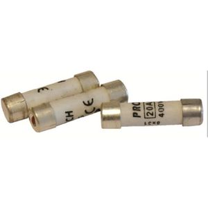 VOLTMAN Pack 3 Fusibles avec voyant de fusion 8,5 x 31,5 mm - 20 A - 400 V