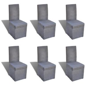 chaise salle a manger gris anthracite