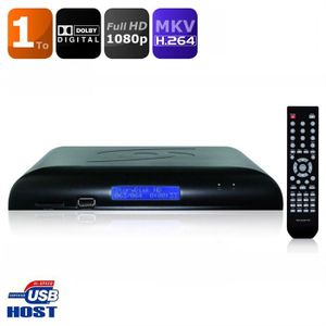 PASSERELLE - DISQUE DUR - LECTEUR MULTIMEDIA Storex StoryDisk Full HD 1024 Go