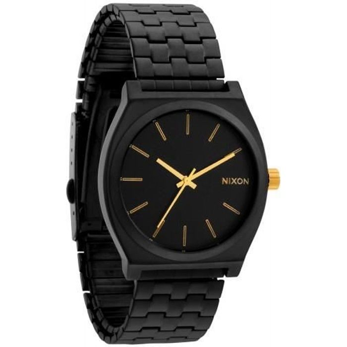 nixon time teller a 045 1041 noir mat or montre noir nixon time teller a 045 1041 noir mat or montre noir