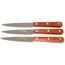 COUVERTS - MENAGERE LOT DE 3 COUTEAUX DE CUISINE  LAME 10,5 CM