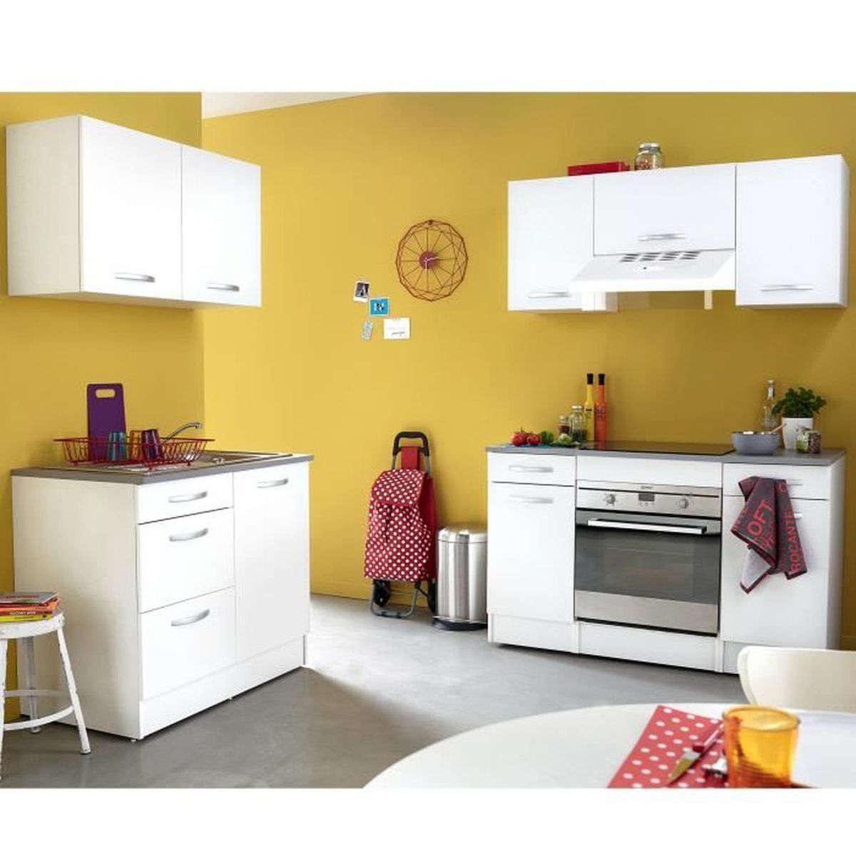Cuisine complete avec electromenager blanc achat / vente cuisine ...