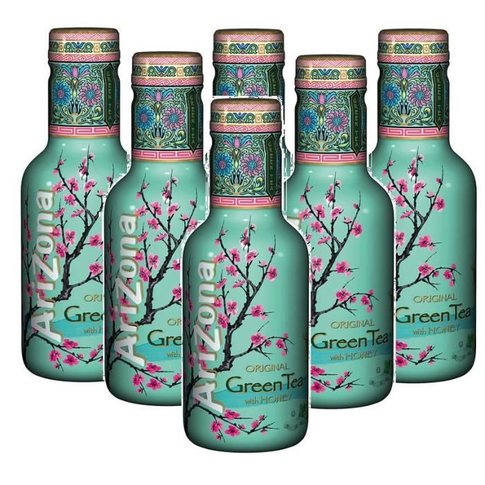 Arizona Original Green Tea with Honey 6 x 0,5l Achat / Vente soda