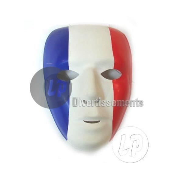 Masque bleu/blanc/rouge - Achat / Vente masque - decor visage - Cdiscount