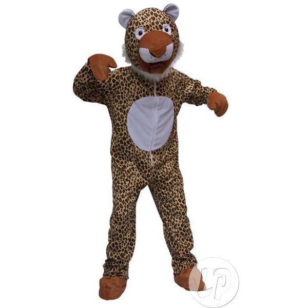 léopard en peluche adulte déguisement mascotte complet en peluche
