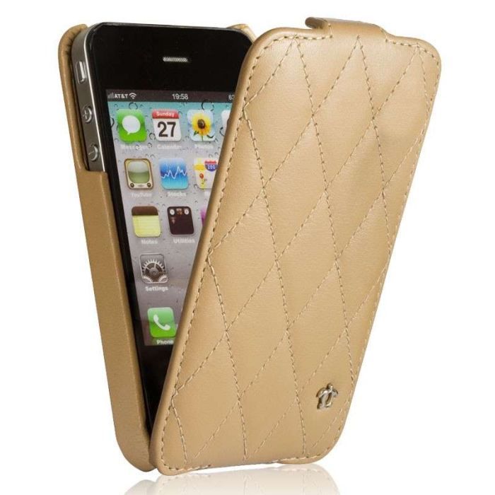 Etui à Clapet Ultra-Fin pour iPhone 5C Blanc avec