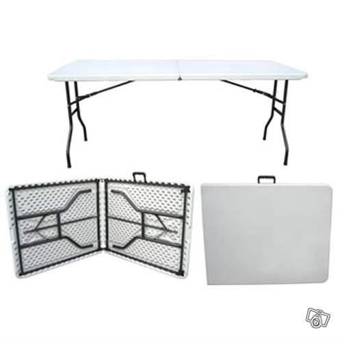 Table valise 8 personnes
