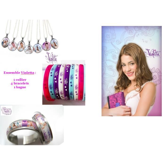 EMSEMBLE VIOLETTA 6 BIJOUX