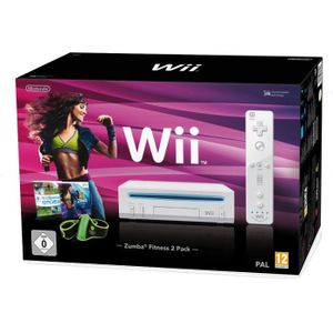 WII ZUMBA FITNESS 2 PACK BLANC (Limitée) / Wii