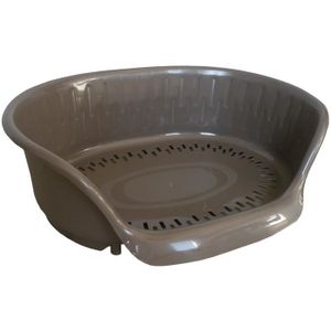 AIME Corbeille en plastique Apus Wenge 59x43x19,5cm - Pour chien