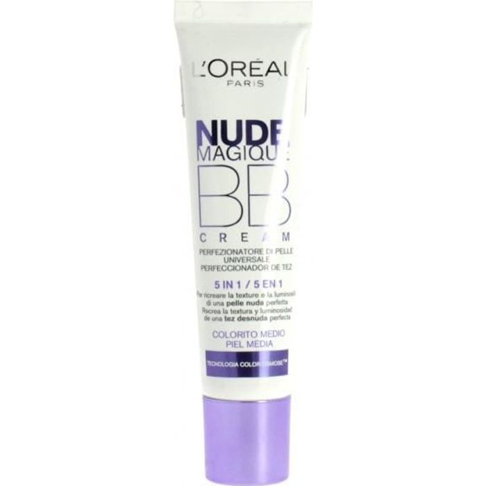 L Oreal Nude Magique Bb Cream En Peau Medium Achat Vente The